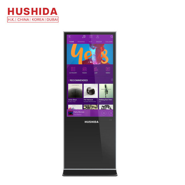 Hushida 43'' 1080p Floor Standing Interactive Digital Signage Kiosk